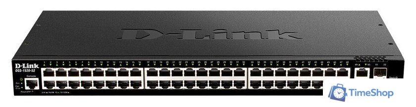 Управляемый коммутатор 3-го уровня D-Link DGS-1520-52/A1A - Изображение №1 — Интернет-магазин Time-Shop