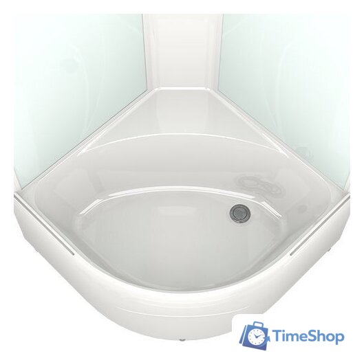 Душевая кабина Domani-Spa Delight 110 High 100x100 (матовое стекло/белый) - Изображение №4 — Интернет-магазин Time-Shop