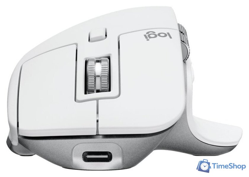 Мышь Logitech MX Master 3S for Mac (светло-серый) - Изображение №4 — Интернет-магазин Time-Shop
