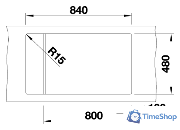 Кухонная мойка Blanco Elon XL 8 S (темная скала) 524861 - Изображение №3 — Интернет-магазин Time-Shop