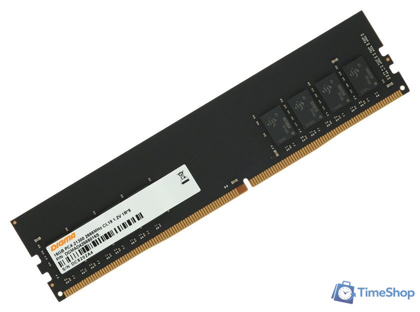 Оперативная память Digma 16ГБ DDR4 2666 МГц DGMAD42666016S - Изображение №1 — Интернет-магазин Time-Shop