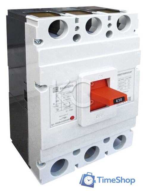 Выключатель автоматический КС ВА 88-630S 400А 3P 50кА SVA88-3-63040050 - Изображение №1 — Интернет-магазин Time-Shop
