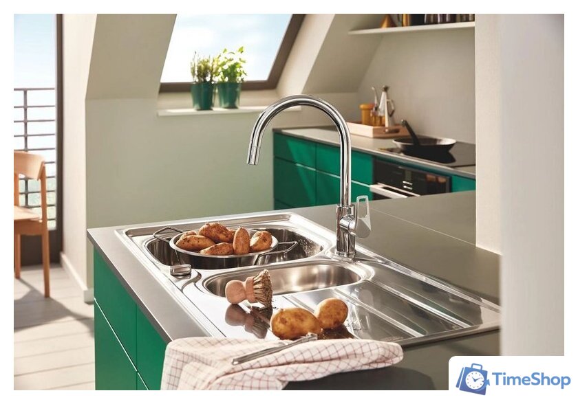 Смеситель Grohe Chrom 30543000 - Изображение №6 — Интернет-магазин Time-Shop