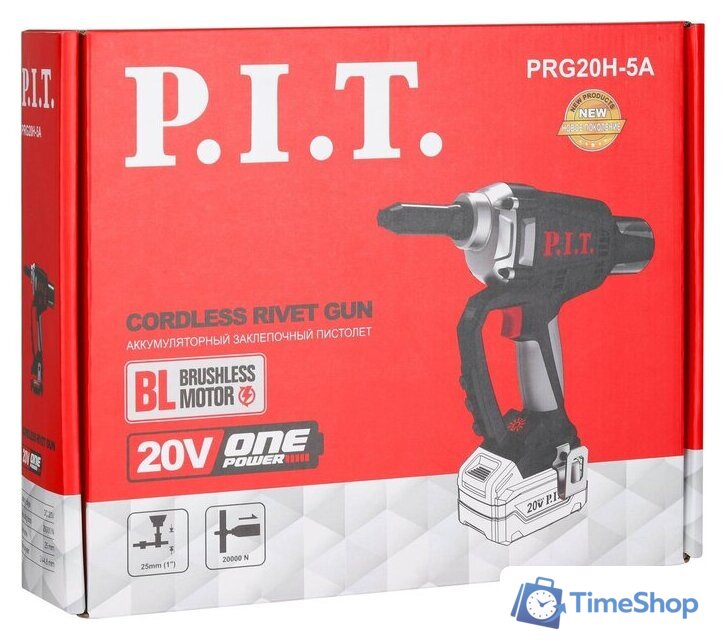 Заклепочник P.I.T. PRG20H-5A (без АКБ) - Изображение №2 — Интернет-магазин Time-Shop