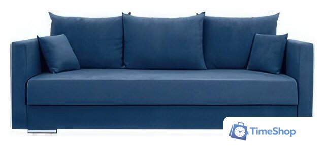 Диван Krones Эллада мод.2 (велюр, темно-синий) - Изображение №1 — Интернет-магазин Time-Shop