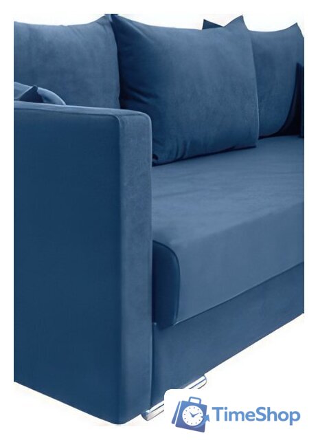 Диван Krones Эллада мод.2 (велюр, темно-синий) - Изображение №3 — Интернет-магазин Time-Shop