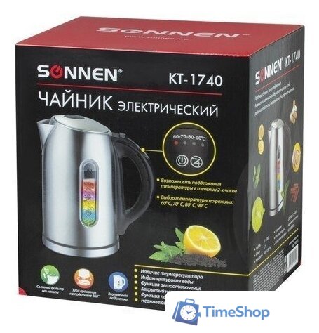 Электрический чайник Sonnen KT-1740 - Изображение №6 — Интернет-магазин Time-Shop