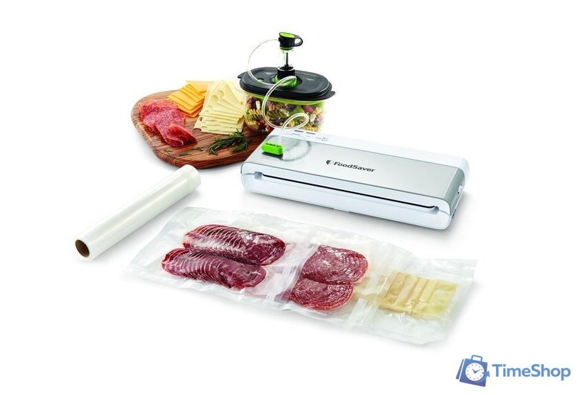 Вакуумный упаковщик FoodSaver VS0100X - Изображение №10 — Интернет-магазин Time-Shop