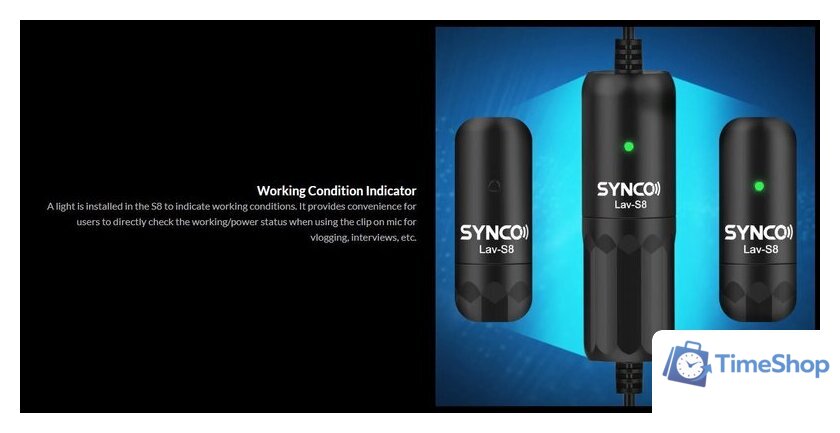 Проводной микрофон Synco Lav-S8 - Изображение №3 — Интернет-магазин Time-Shop