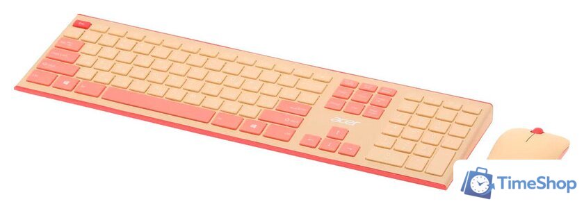 Офисный набор Acer OCC205 (бежевый/розовый) - Изображение №1 — Интернет-магазин Time-Shop