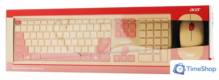 Офисный набор Acer OCC205 (бежевый/розовый) - Изображение №13 — Интернет-магазин Time-Shop