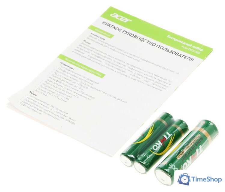 Офисный набор Acer OCC205 (бежевый/розовый) - Изображение №12 — Интернет-магазин Time-Shop