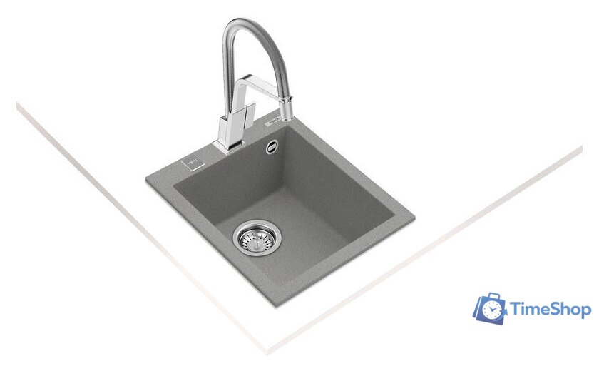Кухонная мойка TEKA ForSquare 34.40 TG (каменно-серый) - Изображение №2 — Интернет-магазин Time-Shop