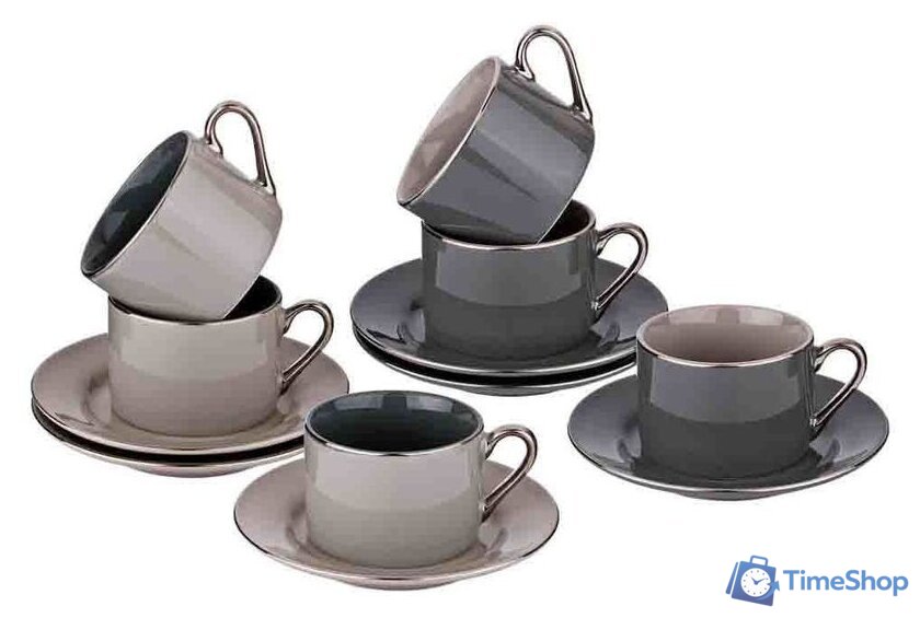 Набор чашек Lefard 86-2279 (серый) - Изображение №1 — Интернет-магазин Time-Shop