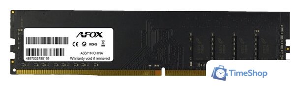Оперативная память AFOX 16GB DDR4 PC4-19200 AFLD416ES1P - Изображение №1 — Интернет-магазин Time-Shop