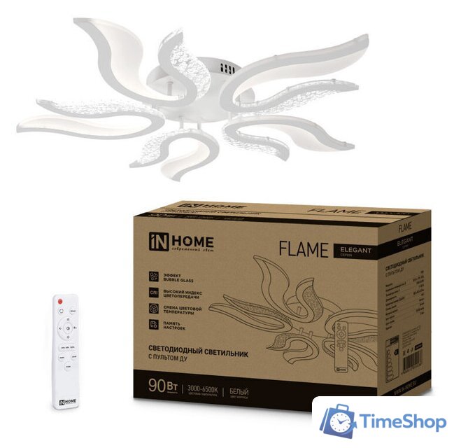 Припотолочная люстра In Home Elegant Flame 4690612051536 - Изображение №2 — Интернет-магазин Time-Shop