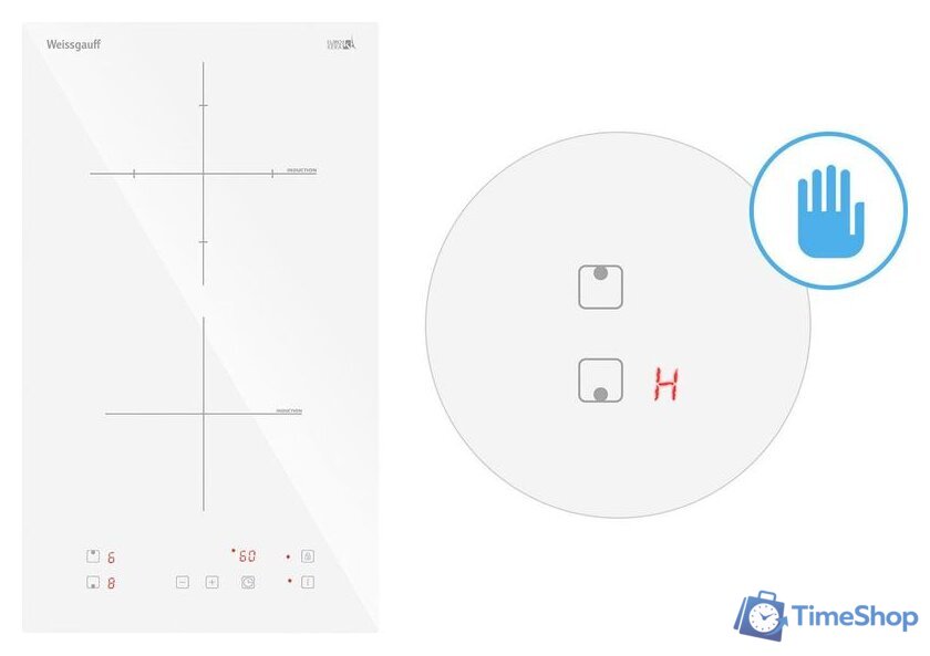 Варочная панель Weissgauff HI 32 W - Изображение №4 — Интернет-магазин Time-Shop