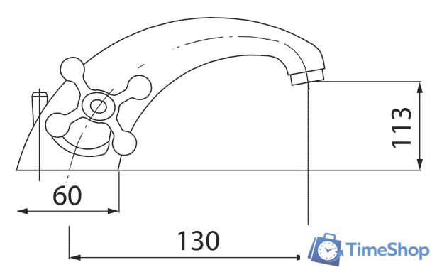 Смеситель Ferro Retro New XD2 - Изображение №3 — Интернет-магазин Time-Shop