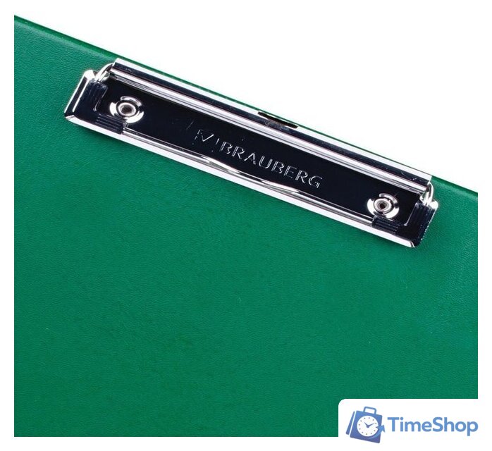 Планшет с зажимом BRAUBERG 232222 (зеленый) - Изображение №3 — Интернет-магазин Time-Shop