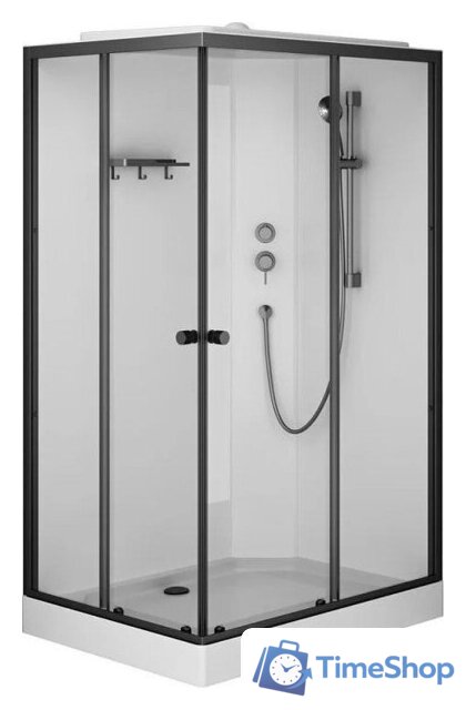 Душевая кабина AM.PM X-Joy 120x80 W94C-403-12080BT (черный матовый/прозрачное стекло) - Изображение №1 — Интернет-магазин Time-Shop