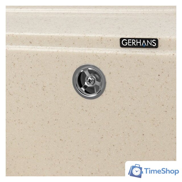 Кухонная мойка Gerhans A12 (бежевый) - Изображение №5 — Интернет-магазин Time-Shop