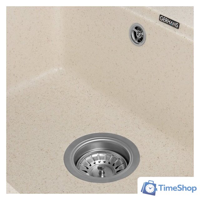 Кухонная мойка Gerhans A12 (бежевый) - Изображение №4 — Интернет-магазин Time-Shop