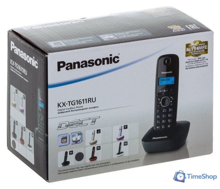 Радиотелефон Panasonic KX-TG1611UAH - Изображение №8 — Интернет-магазин Time-Shop