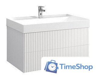  Belux Тумба под умывальник Сиртаки НП 100-02 (1, белый глянцевый) - Изображение №1 — Интернет-магазин Time-Shop