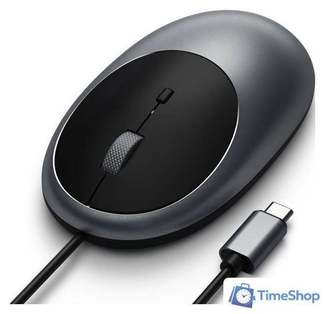 Мышь Satechi C1 (серый космос) - Изображение №2 — Интернет-магазин Time-Shop