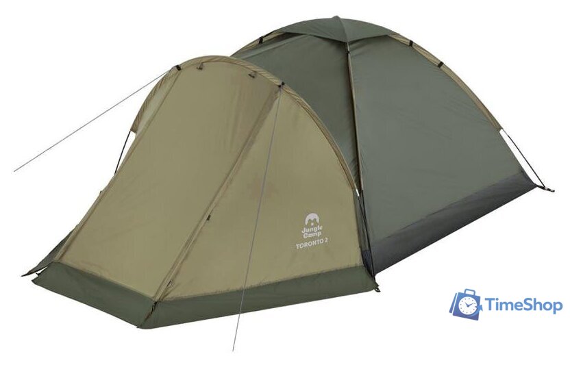 Треккинговая палатка Jungle Camp Toronto 2 (оливковый) - Изображение №2 — Интернет-магазин Time-Shop