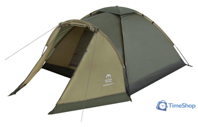 Треккинговая палатка Jungle Camp Toronto 2 (оливковый) - Изображение №1 — Интернет-магазин Time-Shop