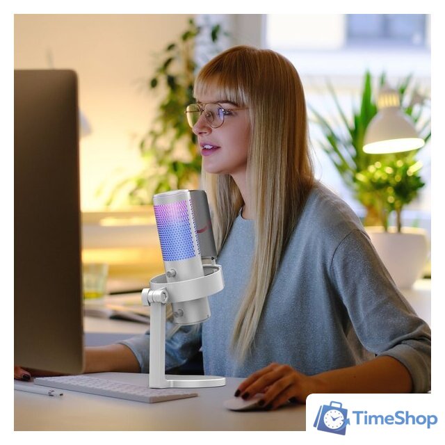 Проводной микрофон FIFINE A9 (белый) - Изображение №2 — Интернет-магазин Time-Shop