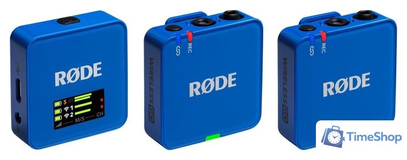 Радиосистема RODE Wireless GO Gen 3 (синий) - Изображение №1 — Интернет-магазин Time-Shop