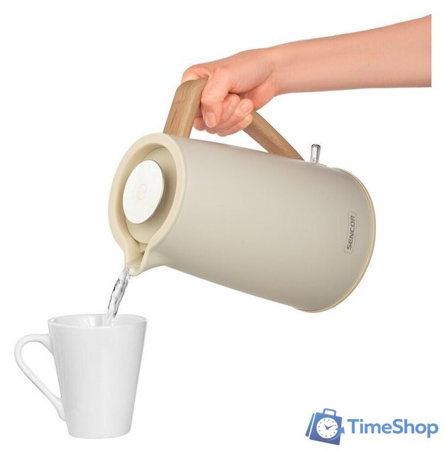 Электрический чайник Sencor SWK 2717YG - Изображение №5 — Интернет-магазин Time-Shop