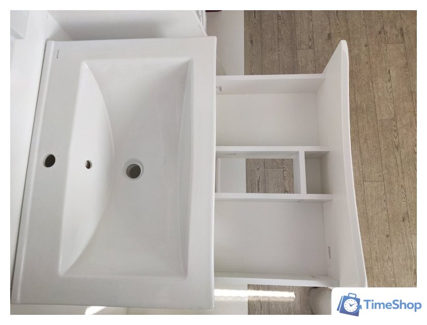  Garda Тумба под умывальник Shell 9н_700_PVC (белый глянец) - Изображение №4 — Интернет-магазин Time-Shop