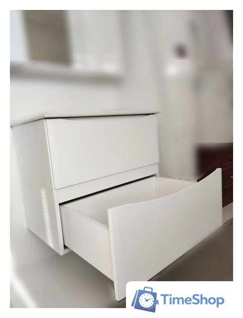  Garda Тумба под умывальник Shell 9н_700_PVC (белый глянец) - Изображение №3 — Интернет-магазин Time-Shop