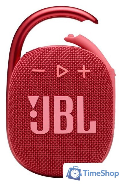 Беспроводная колонка JBL Clip 4 (красный) - Изображение №2 — Интернет-магазин Time-Shop
