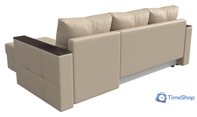 Угловой диван Лига диванов Валенсия Лайт правый (экокожа, бежевый) - Изображение №8 — Интернет-магазин Time-Shop