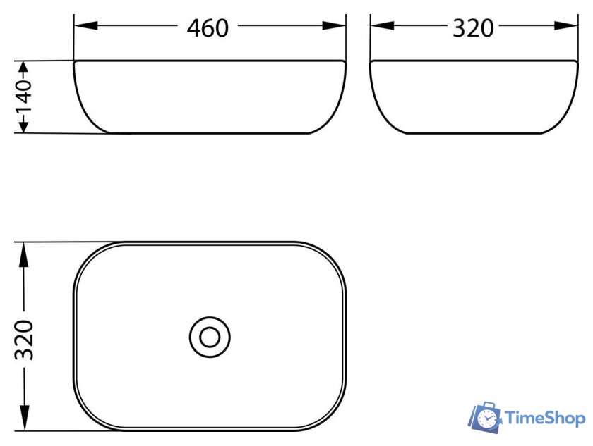 Умывальник Lauter 21493A + Cascade 21СК0655C - Изображение №5 — Интернет-магазин Time-Shop