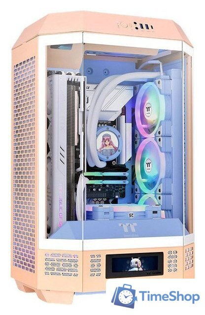 Корпус Thermaltake The Tower 300 Peach Fuzz CA-1Y4-00SKWN-00 - Изображение №1 — Интернет-магазин Time-Shop