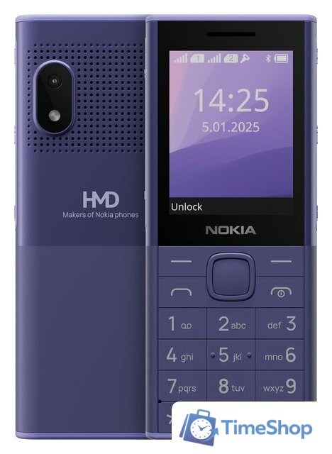 Кнопочный телефон Nokia 150 Music TA-1716 (фиолетовый) - Изображение №1 — Интернет-магазин Time-Shop