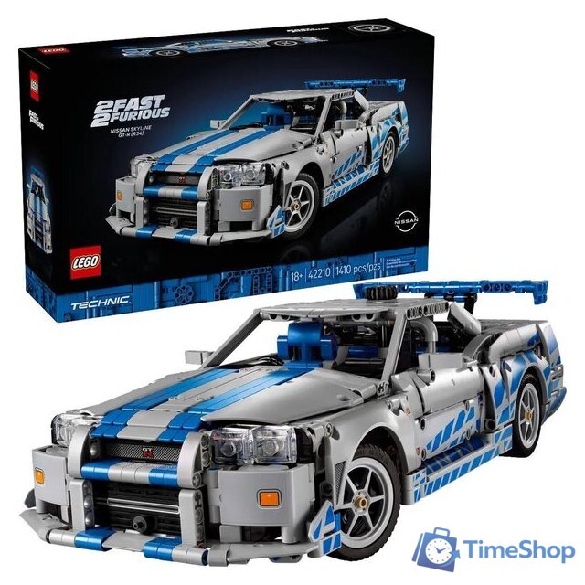 Конструктор LEGO Technic 42210 Форсаж Nissan Skyline GT-R (R34) - Изображение №1 — Интернет-магазин Time-Shop