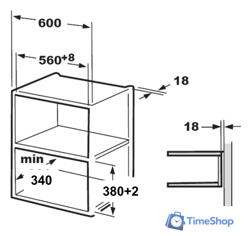 Микроволновая печь Hansa AMM20BESH - Изображение №6 — Интернет-магазин Time-Shop