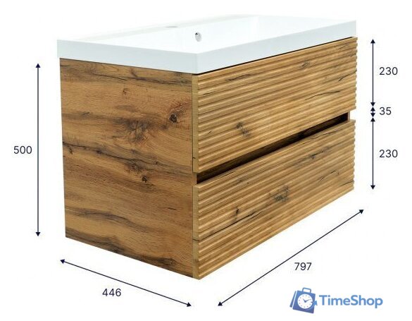  Doratiz Тумба под умывальник Doratiz Сицилия 80 9911.194 - Изображение №14 — Интернет-магазин Time-Shop