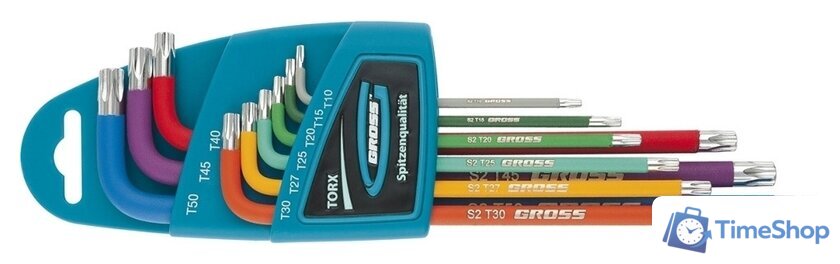 Набор ключей GROSS 16402 (9 предметов) - Изображение №1 — Интернет-магазин Time-Shop