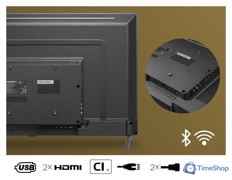 Телевизор MAUNFELD MLT43USD02G - Изображение №12 — Интернет-магазин Time-Shop