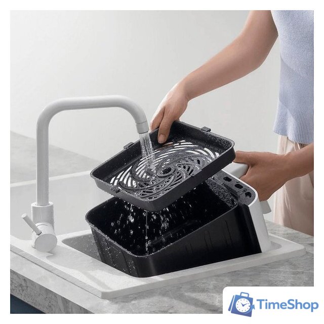 Аэрогриль (аэрофритюрница) Xiaomi Smart Air Fryer 6.5L MAF10 (международная версия, белый) - Изображение №5 — Интернет-магазин Time-Shop