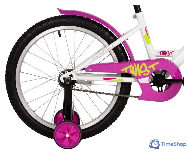 Детский велосипед Novatrack Twist 20 201TWIST.WT5 (белый) - Изображение №6 — Интернет-магазин Time-Shop