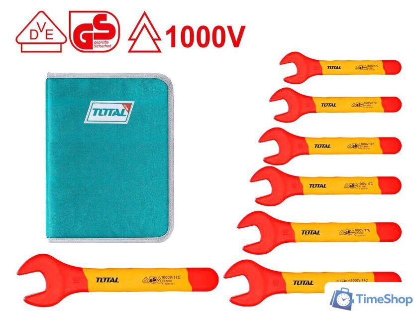 Набор ключей Total THKISPA0701 (7 предметов) - Изображение №2 — Интернет-магазин Time-Shop