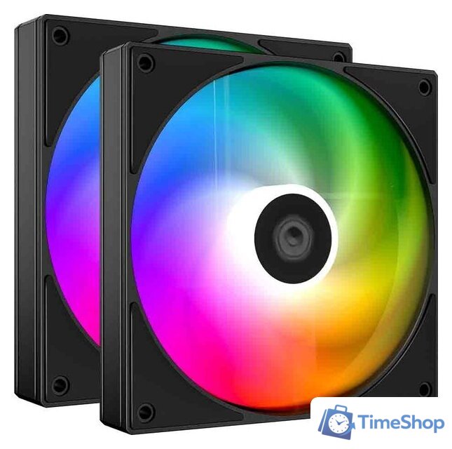 Комплект вентиляторов для корпуса ID-Cooling AS-140-ARGB-K Duet - Изображение №1 — Интернет-магазин Time-Shop